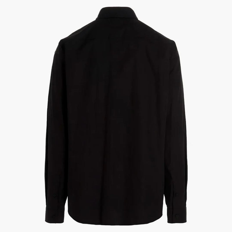 Balenciaga Camisa de logotipo de limpieza en seco Negro