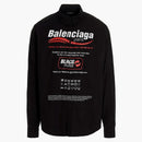 Balenciaga Dry Cleaning Logo Shirt Black