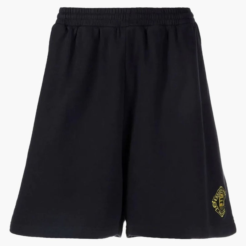 Balenciaga emblem shorts black