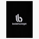 Balenciaga Embroidered Double B Logo T-Shirt Black/White