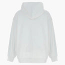 Balenciaga Energy Patched Jersey Oversized Hoodie White