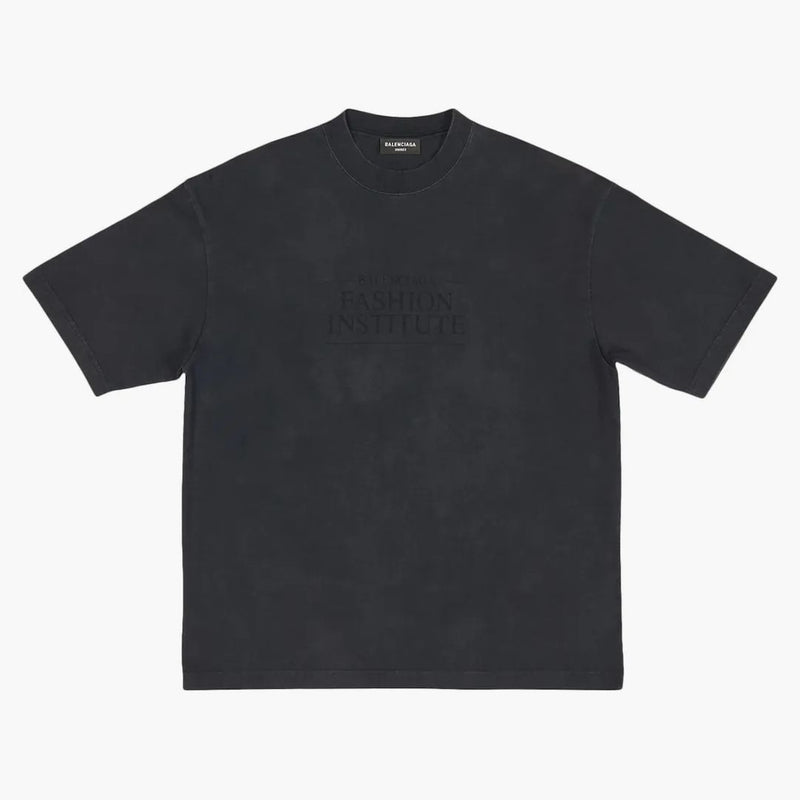Balenciaga Fashion Institute Fit Medium Fit Camiseta Washed Black