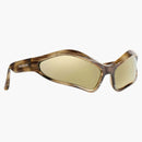 Balenciaga Fennec Gafas de sol ovales Bronce (768054T00072681)