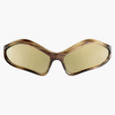 Balenciaga Fennec Gafas de sol ovales Bronce (768054T00072681)