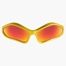 Balenciaga Fennec Oval Sunglasses Yellow/Red (768054T00077037)