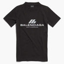 Balenciaga Fitted T-Shirt Faded Black