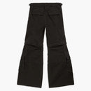 Balenciaga Flared Cargo Trousers in Black Black