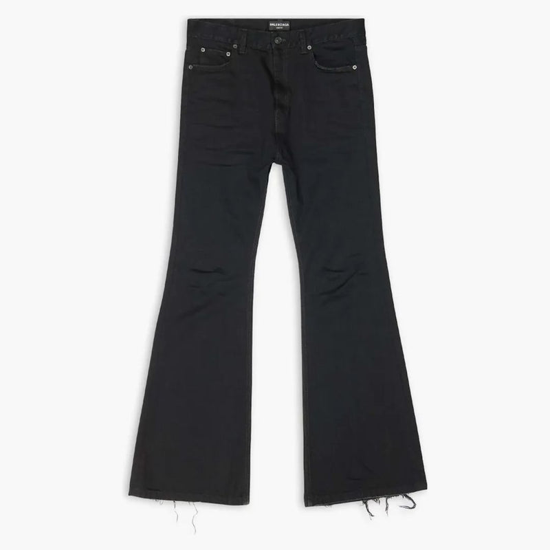 Balenciaga pantalones acampanados negros