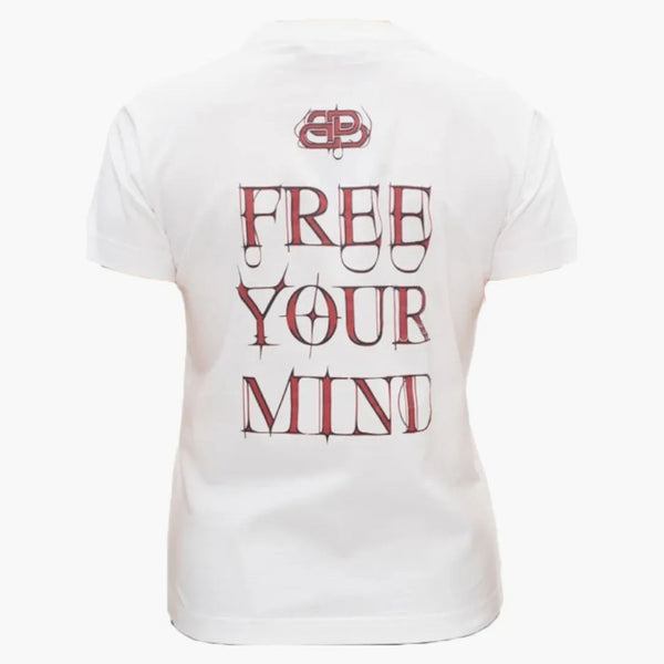 Balenciaga Free Your Mind Camiseta blanca
