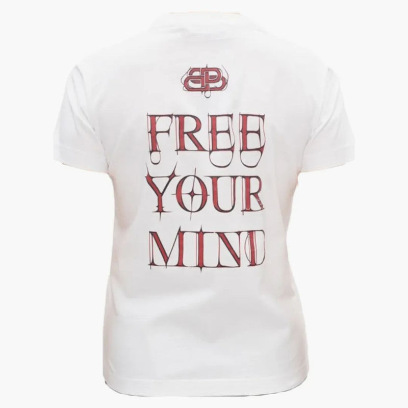 Balenciaga Free Your Mind Camiseta blanca