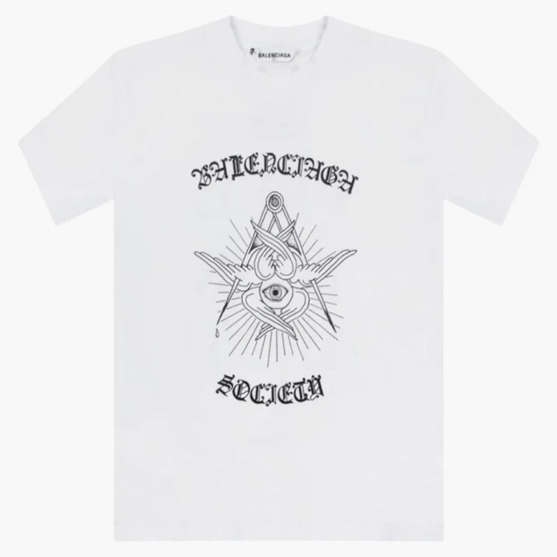 Balenciaga Free Your Mind Camiseta blanca