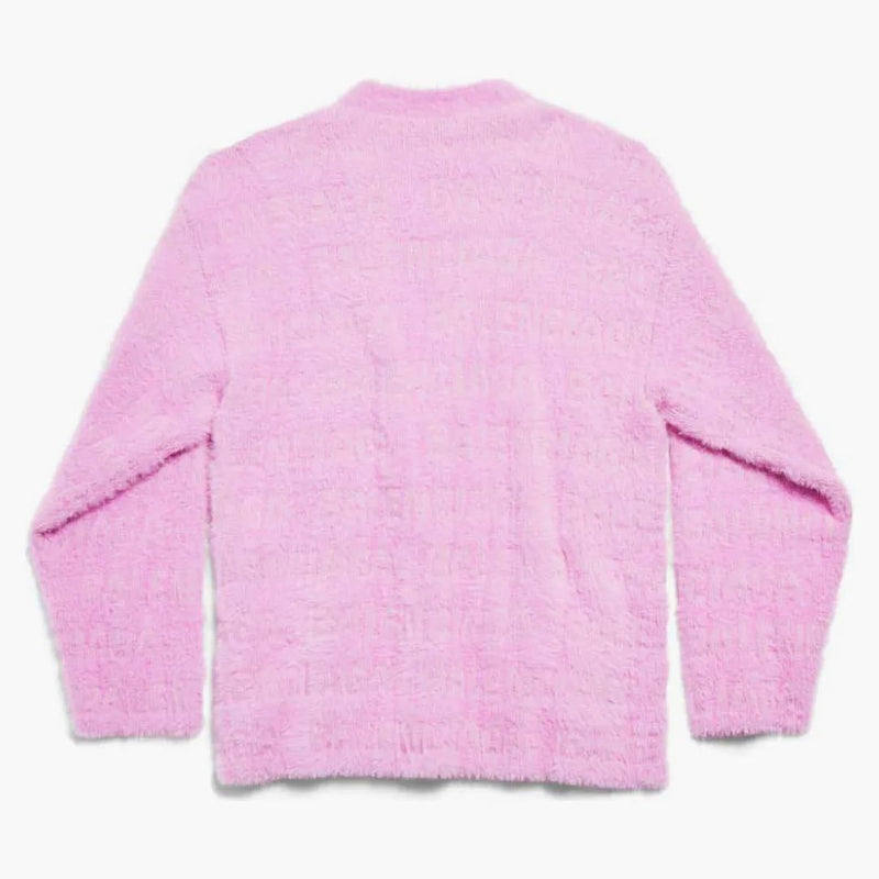 Balenciaga Furry Cardigan Pink