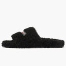 Balenciaga Furry Slide Black