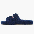 Balenciaga Furry Slide Blue