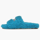 Balenciaga Furry Slide Blue (women's)