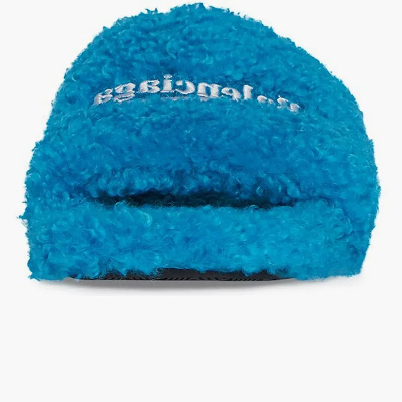 Balenciaga Furry Slide Sky Blue