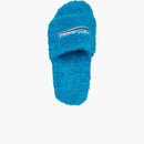 Balenciaga Furry Slide Sky Blue