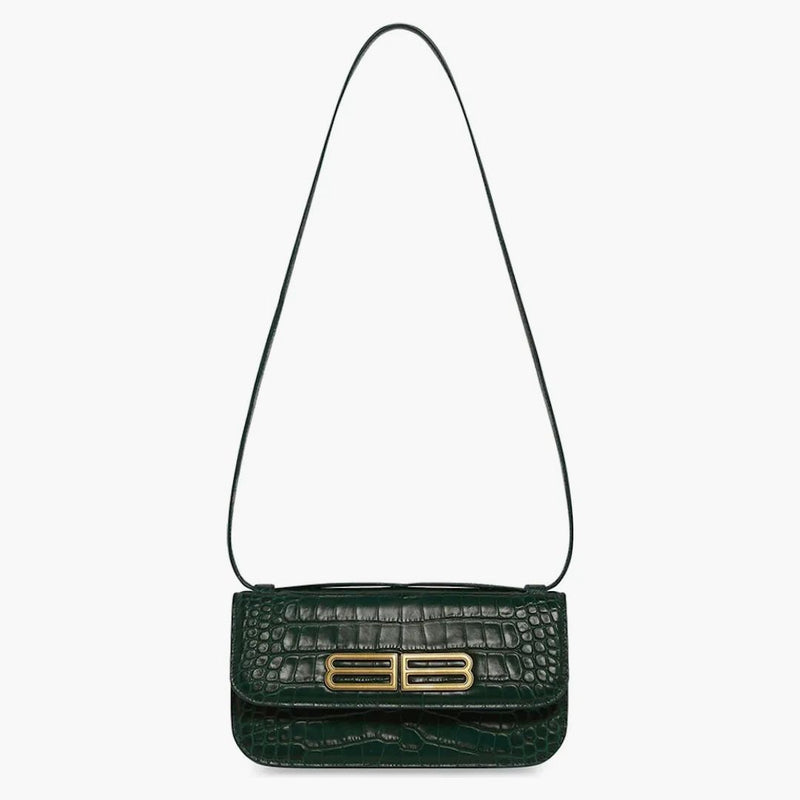 Balenciaga Gossip Shoulder Bag Small Forest Green