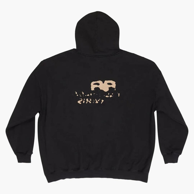 Balenciaga Dibujado a mano ícono BB Large Fit Holdie Negro
