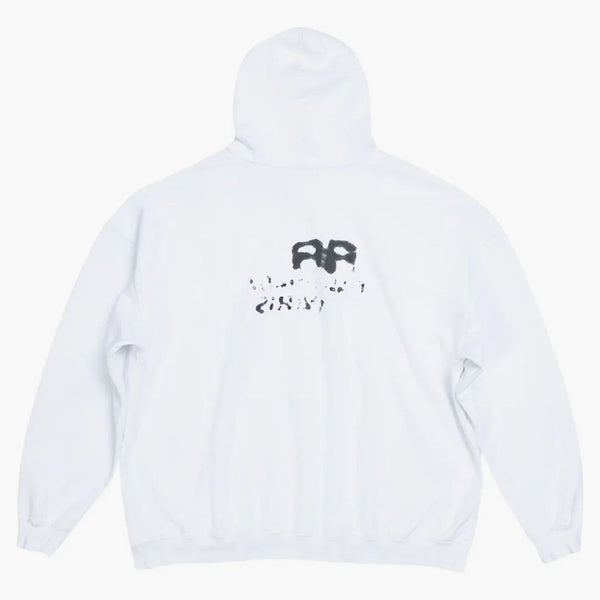 Balenciaga Dibujado a mano ícono BB Large Fit White/Black