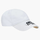 Balenciaga Hand Drawn BB Icon Velcro Tab Baseball Cap White/Black