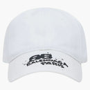 Balenciaga Hand Drawn BB Icon Velcro Tab Baseball Cap White/Black