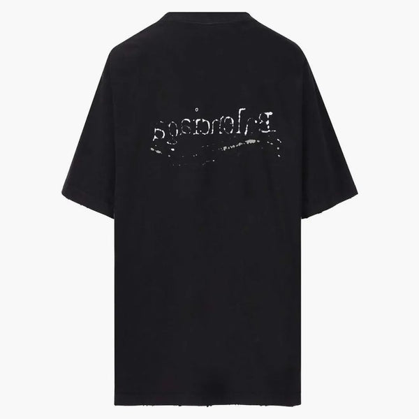 Balenciaga ručně nakreslená politická kampaň čaj černá