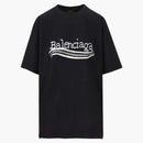 Balenciaga Hand Drawn Political Campaing Tee Black