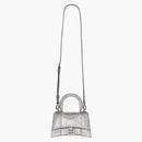 Balenciaga Homglass Handbag XS Rhinestone Gray