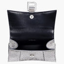 Balenciaga Homglass Handbag XS Rhinestone Gray