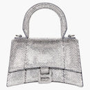 Balenciaga Homglass Handbag XS Rhinestone Gray