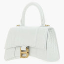 Balenciaga Hourglass Handbag XS White