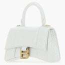 Balenciaga Hourglass Handbag XS White
