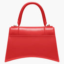 Balenciaga Hourglass Small Top Handle Bag Red