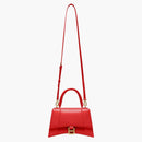 Balenciaga Hourglass Small Top Handle Bag Red