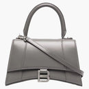 Balenciaga Hourglass Top Handle Bag Small Grey