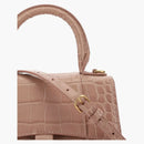 Balenciaga Hourglass Top Handle Bag XS Pink