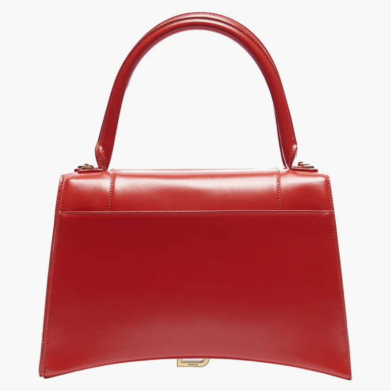 Balenciaga Hourglass Top Handle Medium Red