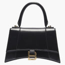 Balenciaga Hourglass Top Handle Small Black