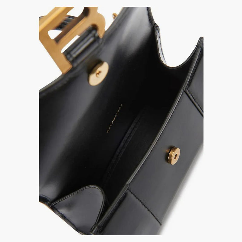Balenciaga Hourglas Topphandtag xs svart