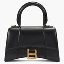Balenciaga Hourglass Top Handle Xs Black