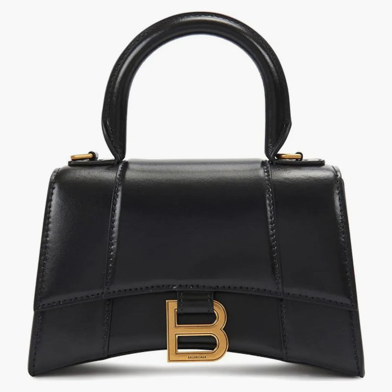 Balenciaga Hourglas Topphandtag xs svart