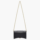 Balenciaga Hourglass Wallet On Chain Black