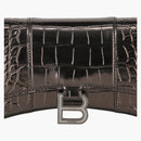 Balenciaga Hourglass Wallet On Chain Bronze