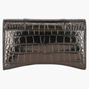 Balenciaga Hourglass Wallet On Chain Bronze