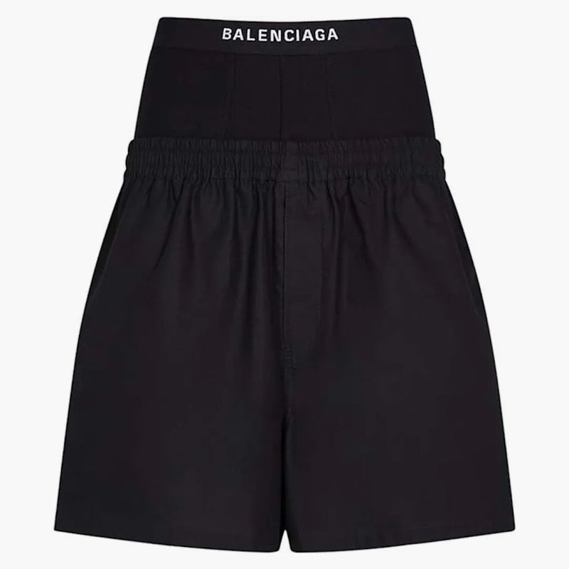 Balenciaga Hybrid Boxer Shorts Black