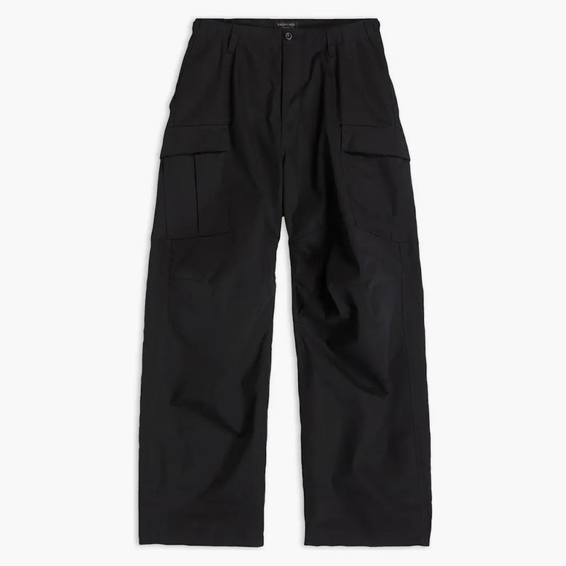 Pantalones de carga de Balenciaga Kick Black