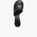 Balenciaga Lady 50mm Mule Blacker Leather