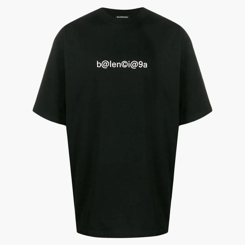 Camiseta simbólica de Balenciaga Fit Large Fit Black/White