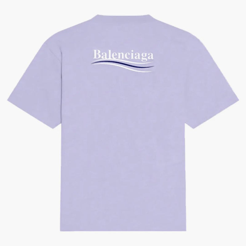 Balenciaga Large Fit T-Shirt Purple